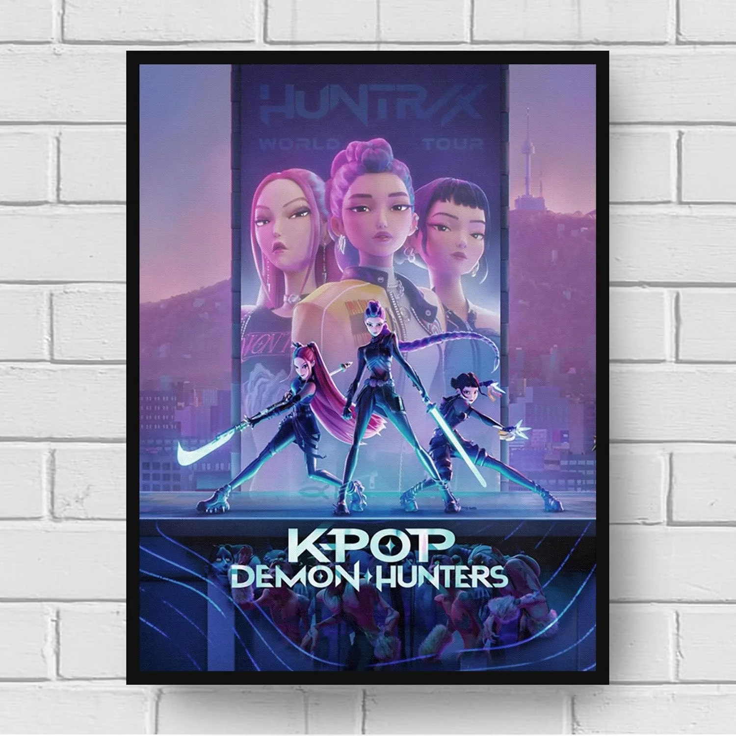 Kpop Demon Hunters Canvas Print With Light - Image 7