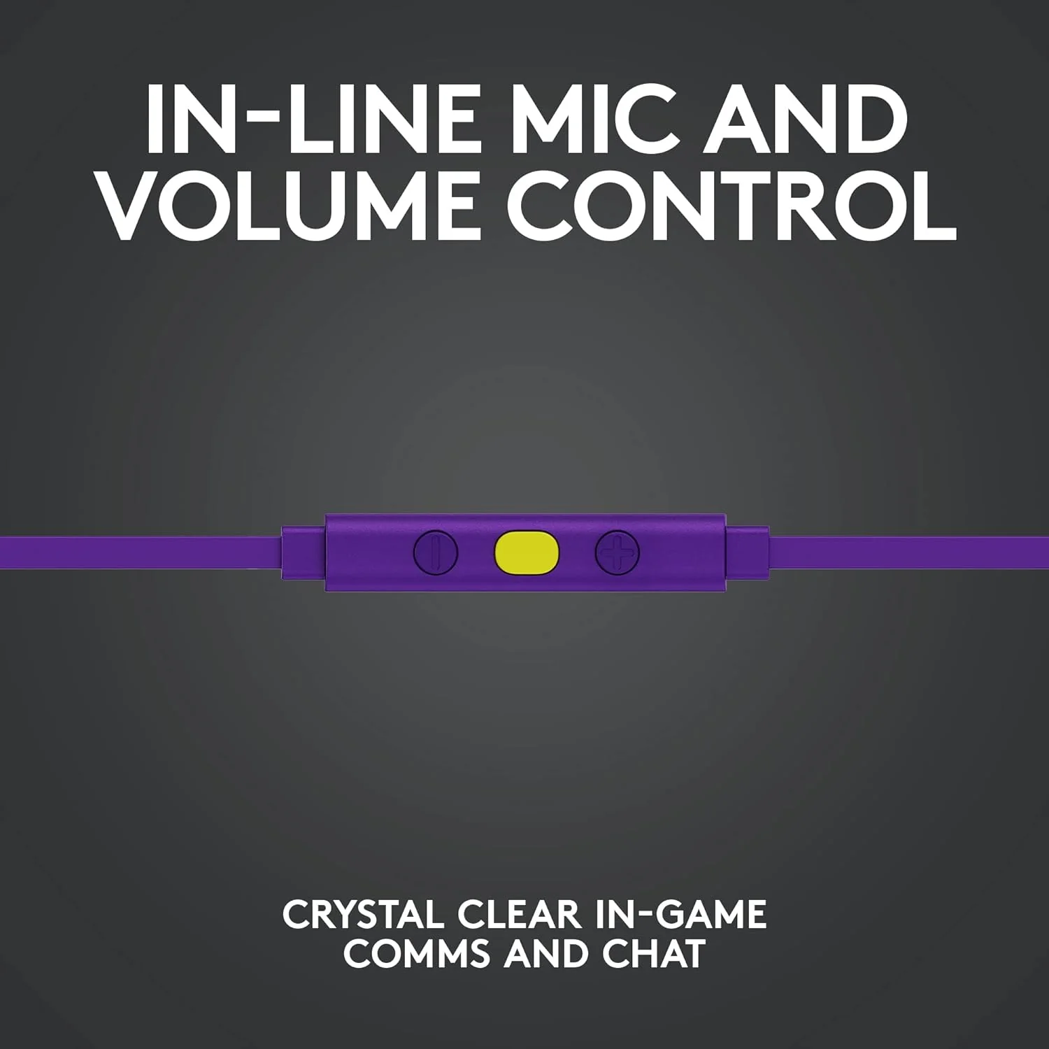 Logitech - G333 In-Ear Gaming Headphones Purple - Image 2