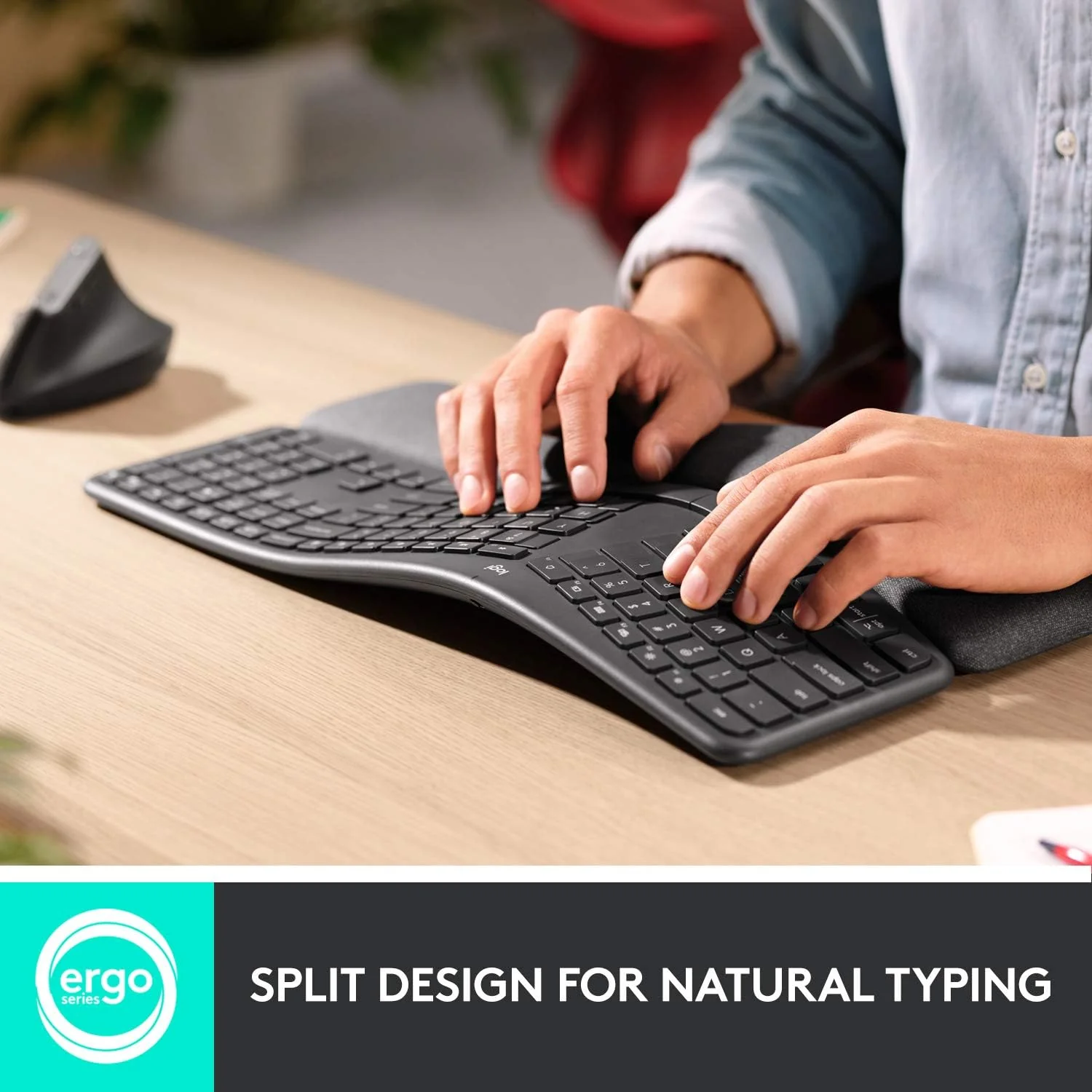 Logitech Ergo K860 - Graphite US INTL - INTNL QWERTY , Grafit - Image 4