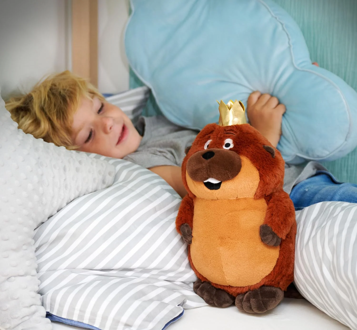 Simba Disney Pixar Hoppers King George Pluche dier, zacht flanellen knuffelfiguur (24 cm), officieel gelicentieerd speelgoed voor kinderen en fans, verzamelaars- en knuffelspeelgoed - Image 3