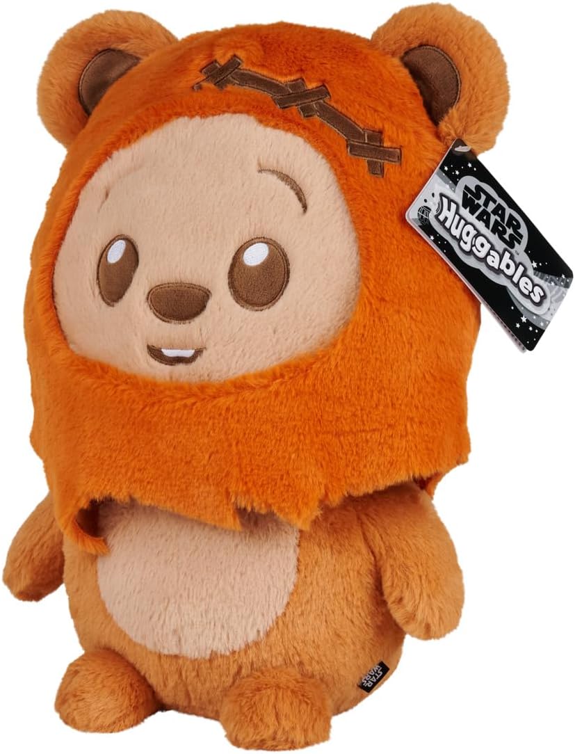 Disney Star Wars Huggables Ewok Plüschfigur 35 cm – großes Kuscheltier Sammlercharakter zum Spielen und Sammeln, extra weicher Stoff, detailreiches Design, Fanartikel für Kinder und Fans - Image 2
