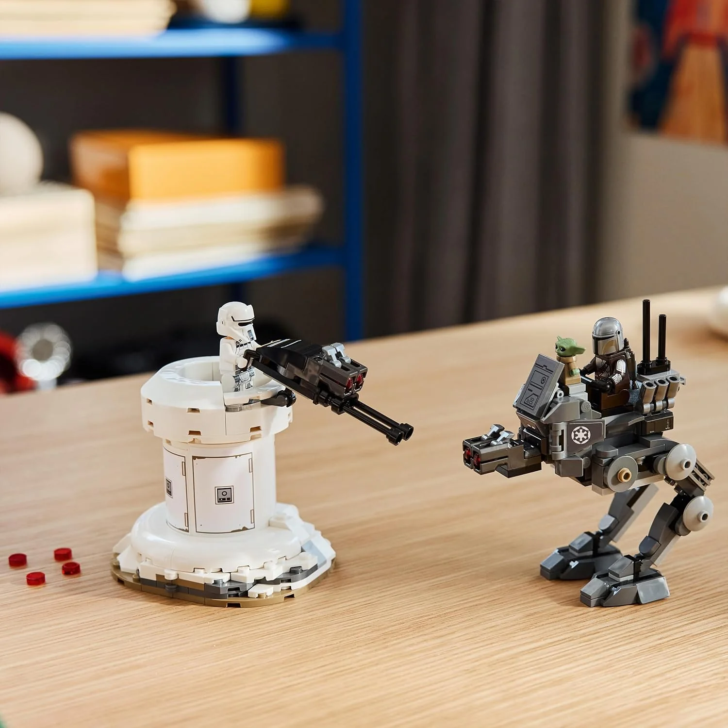 LEGO Star Wars 75444 AT-RT Aanval Bouwbaar Speelgoed voor Kinderen met Imperial Walker, Toren, The Mandalorian Minifiguur en Grogu Figuur - Cadeau voor Jongens, Meisjes en Fans vanaf 7 Jaar - Image 3