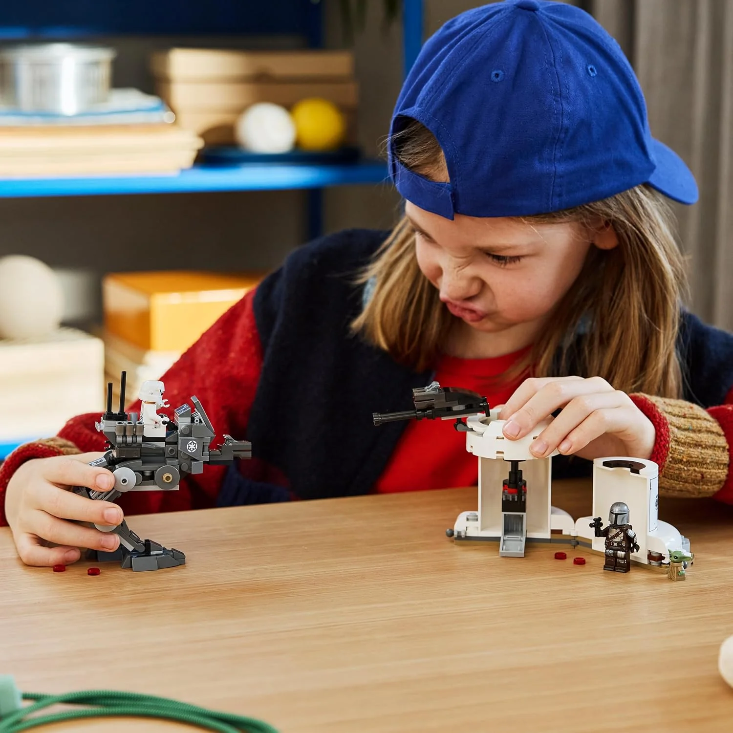 LEGO Star Wars 75444 AT-RT Aanval Bouwbaar Speelgoed voor Kinderen met Imperial Walker, Toren, The Mandalorian Minifiguur en Grogu Figuur - Cadeau voor Jongens, Meisjes en Fans vanaf 7 Jaar - Image 8