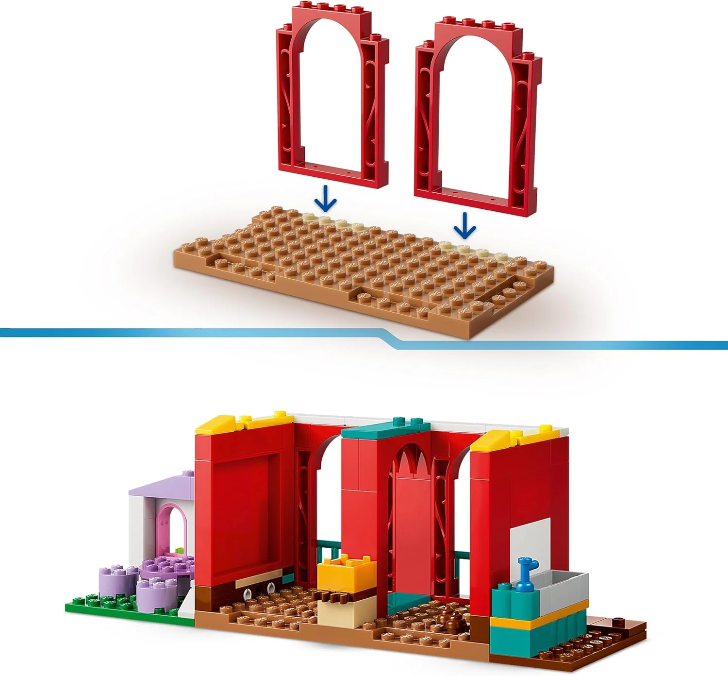 LEGO|Disney Pixar Blaze's Horse Ranch Toy - incl. Woody & Jessie Minifigures plus 2 Horses, Pegasus & Pig Animal Figures - Gift for 4+ Year Old Girls, Boys & Toy Story 5 Fans - 43304 - Image 4