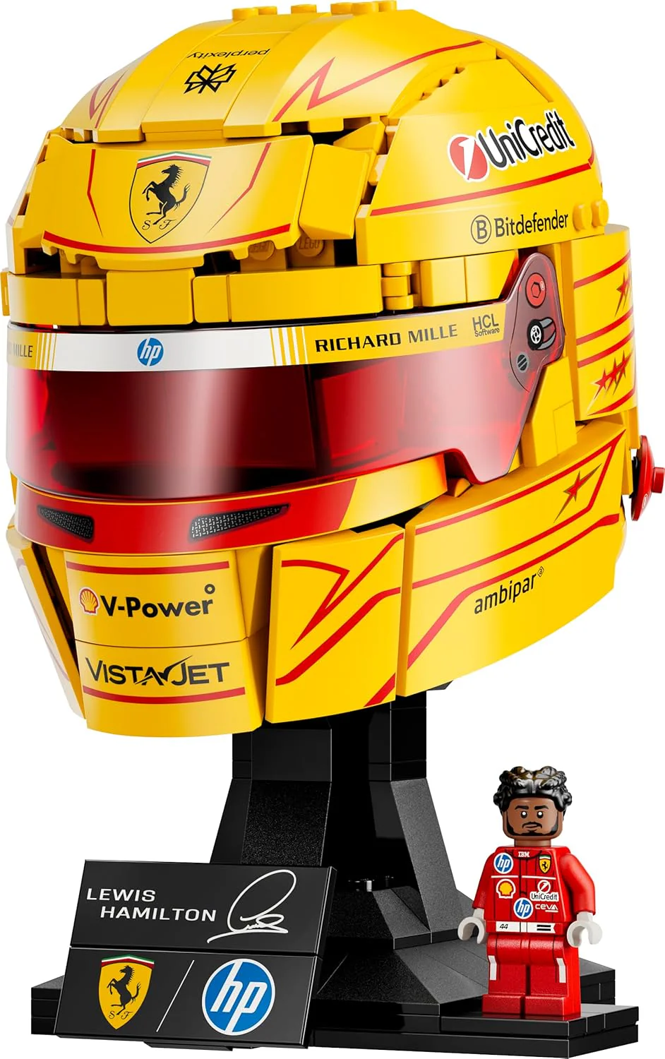 Lego - Editions Formula 1 - Scuderia Ferrari Hp Lewis Hamilton Helmet (43022) - Image 8