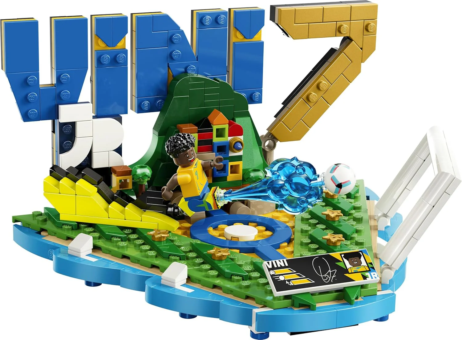 LEGO Editions Vini Jr. – Voetbalhoogtepunten - 3D-Bouwpakket voor Kinderen met Verzamelbaar Voetbalpoppetje - Kinderkamer Decoratie - Cadeau voor Jongens, Meisjes en Fans vanaf 10 Jaar 43027 - Image 5