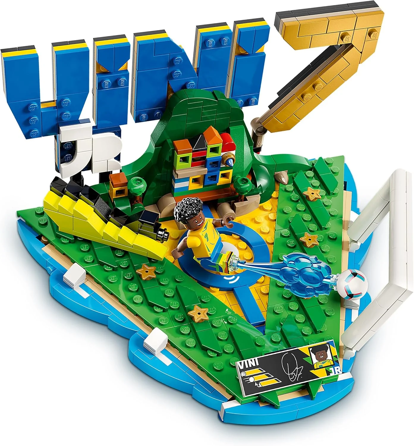 LEGO Editions Vini Jr. – Voetbalhoogtepunten - 3D-Bouwpakket voor Kinderen met Verzamelbaar Voetbalpoppetje - Kinderkamer Decoratie - Cadeau voor Jongens, Meisjes en Fans vanaf 10 Jaar 43027 - Image 7