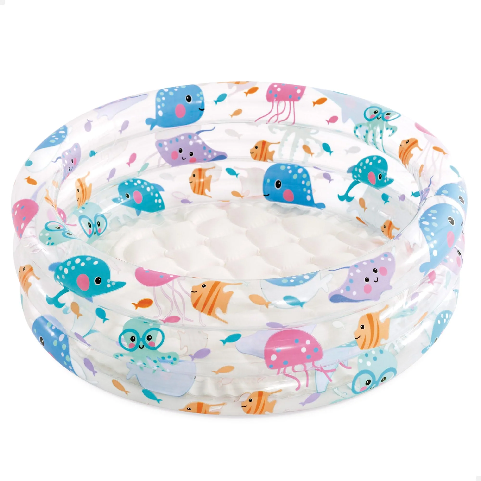 Intex 57106NP Inflatable Swimming Pool with Inflatable Base 61 x 22 cm 33 Litres , Assorted models and color