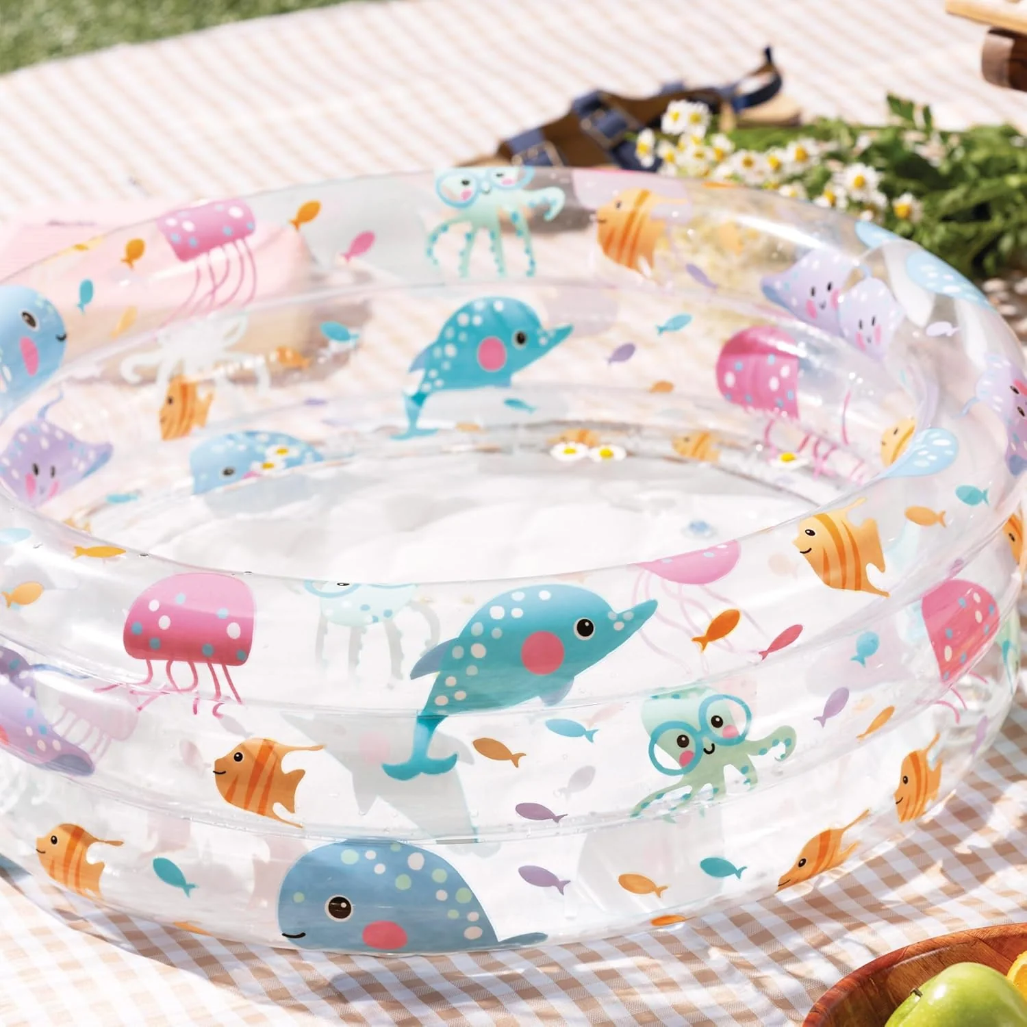 Intex 57106NP Inflatable Swimming Pool with Inflatable Base 61 x 22 cm 33 Litres , Assorted models and color - Image 6