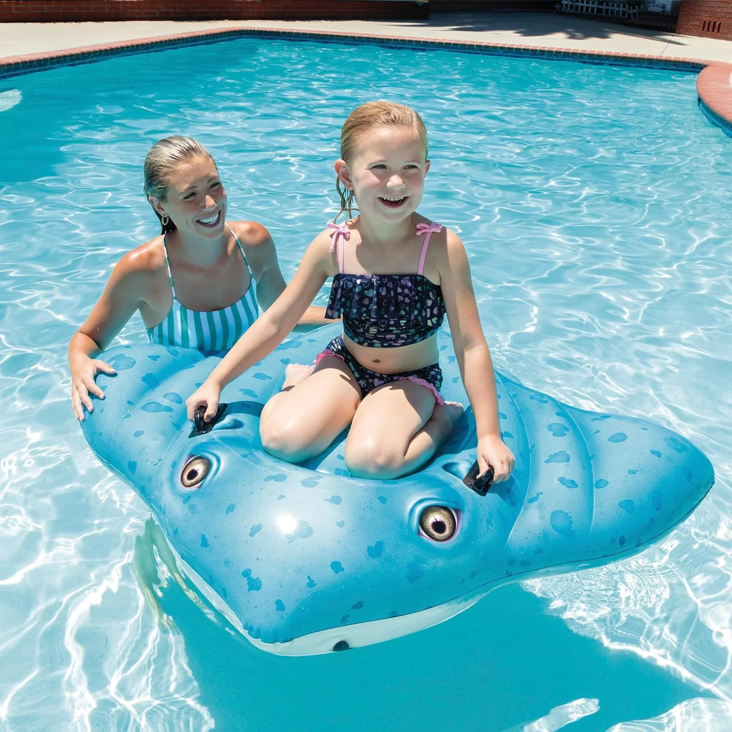 Intex Stingray Ride-On, Deflated Size: 1.85m x 1.45m (57576NP - Image 6