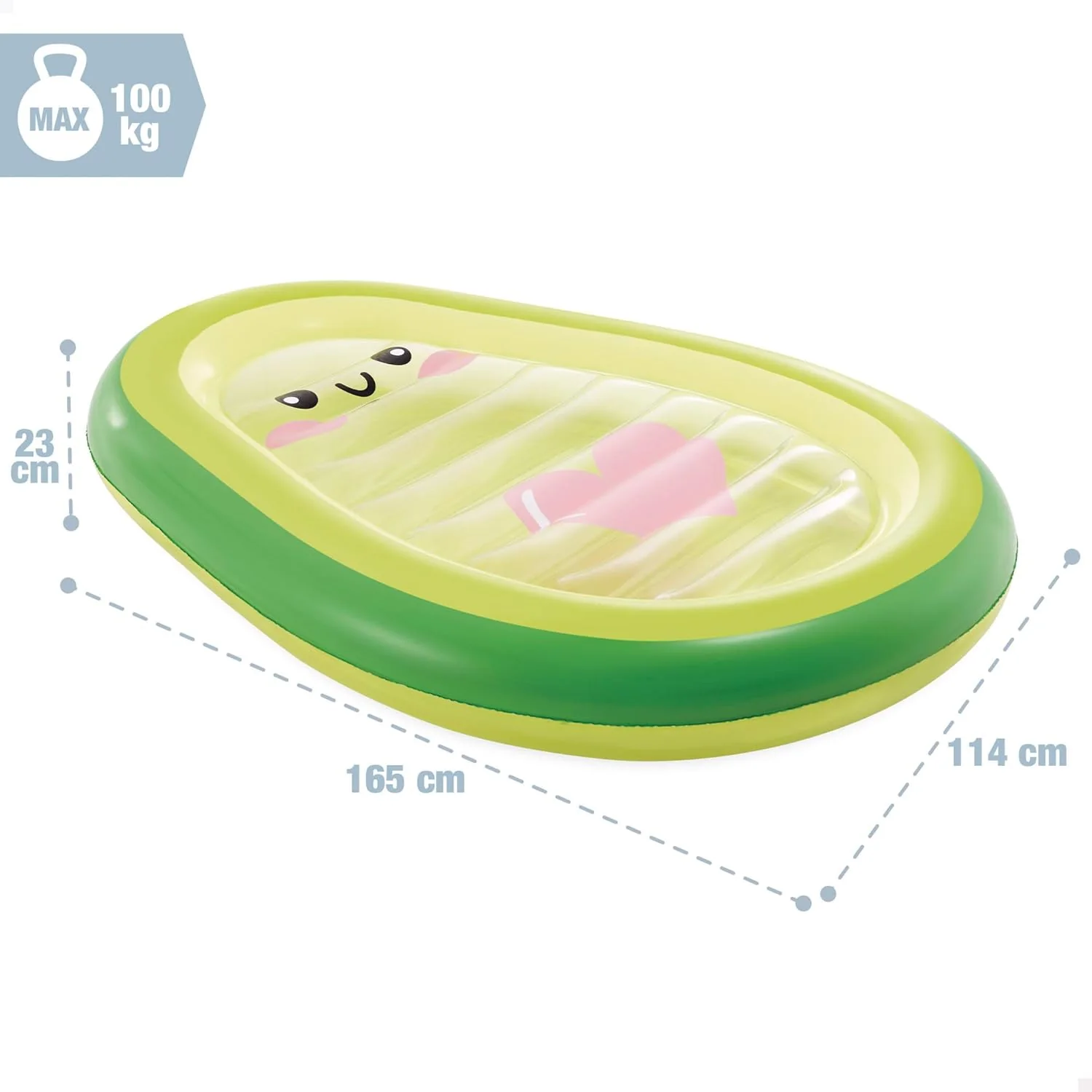 Intex - Avocado Buddy Float, 165X114 Cm (58739) - Image 3