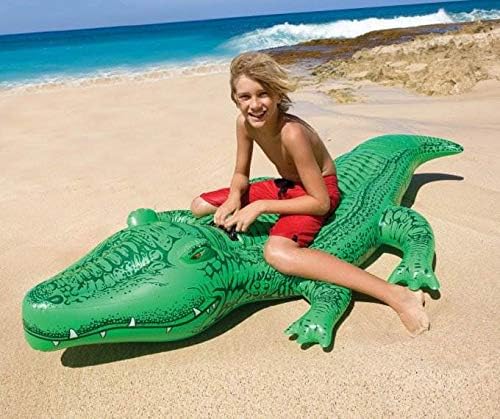 Intex Giant Gator Ride-On - Aufblasbarer Reittier - 203 x 114 cm - Image 2
