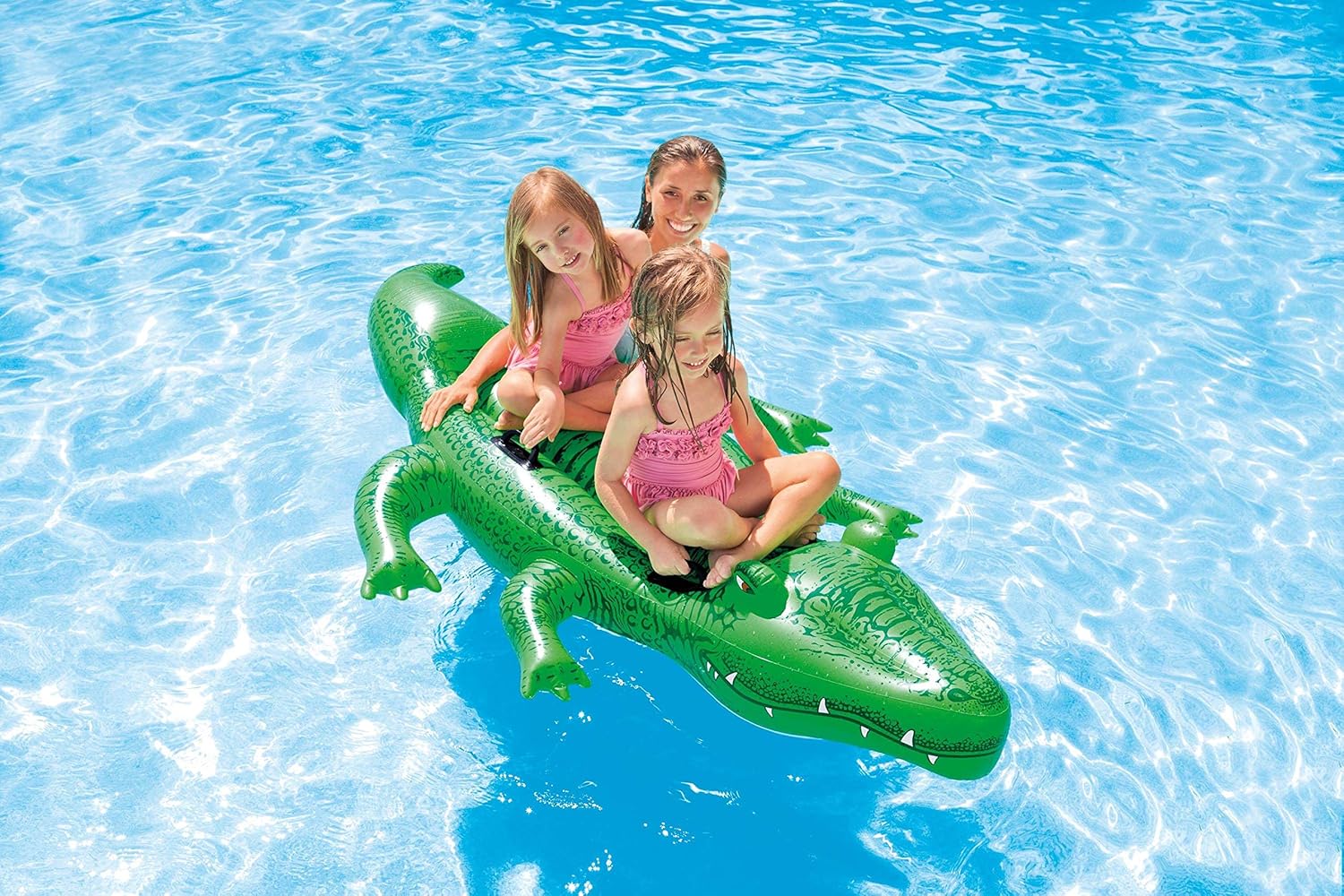 Intex Giant Gator Ride-On - Aufblasbarer Reittier - 203 x 114 cm - Image 3