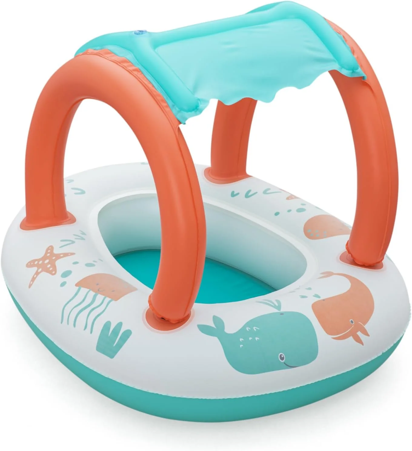 Bestway 33" x 26"/84cm x 67cm Comfort Plush Shaded Baby Boat - Image 6