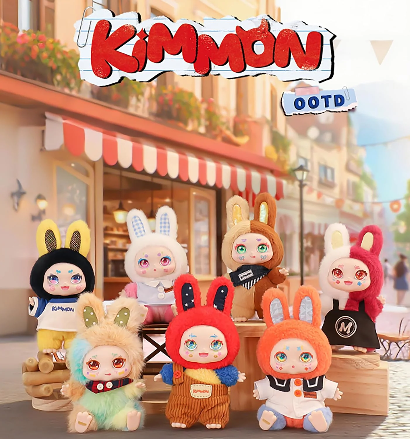 Kimmon OOTD Fashion Trends, Mystery Collectable Anime Plush Doll - Image 4