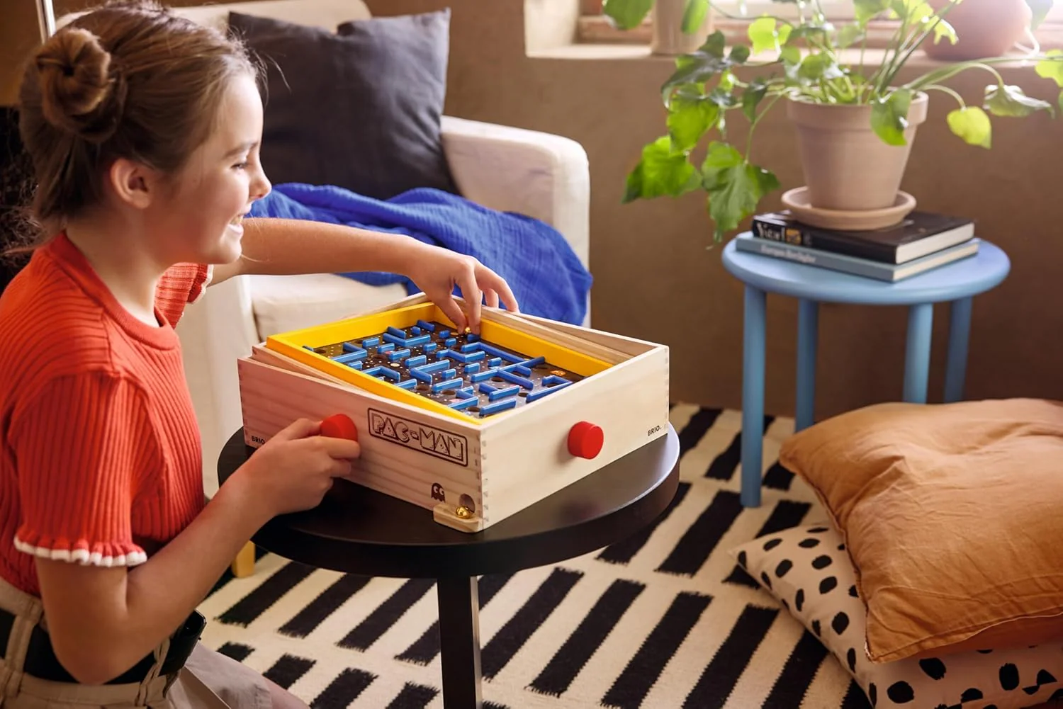 BRIO – 34065 Jeu de Labyrinthe PAC-Man - Jeu d’adresse en Bois - 1 Joueur - Développe la motricité Fine et la Coordination - sans Pile - pour Enfants et Adultes dès 6 Ans - Image 5