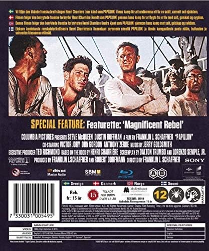 Papillon (Blu-ray) (1973) Dustin Hoffman, Steve McQueen - Image 2