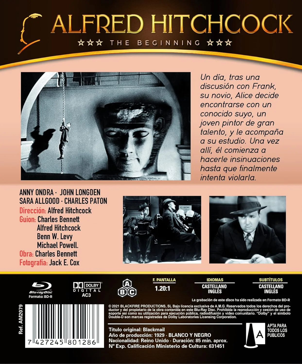 Chantaje (Blu-ray) (Bd-R) (Blackmail - Image 2