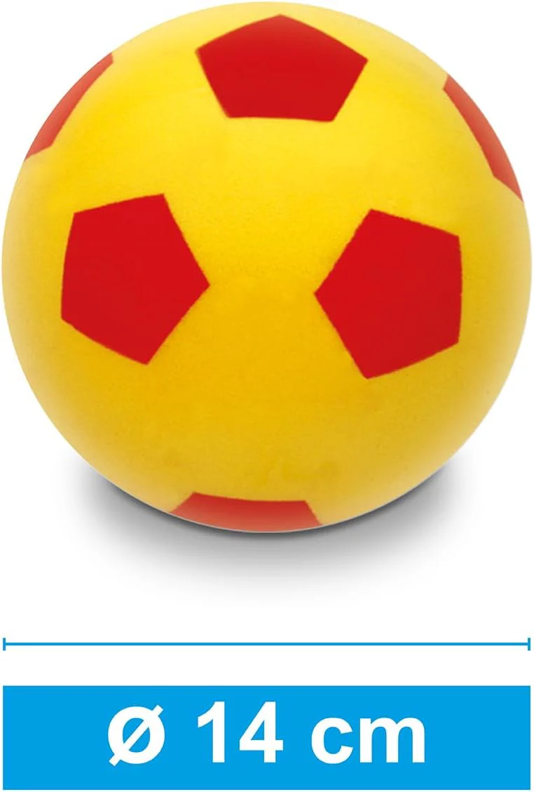 Mondo Toys – Soft Ball 140 – sponsbal met diameter 14 cm – 1 zachte bal – gesorteerde kleuren – 07851 - Image 3