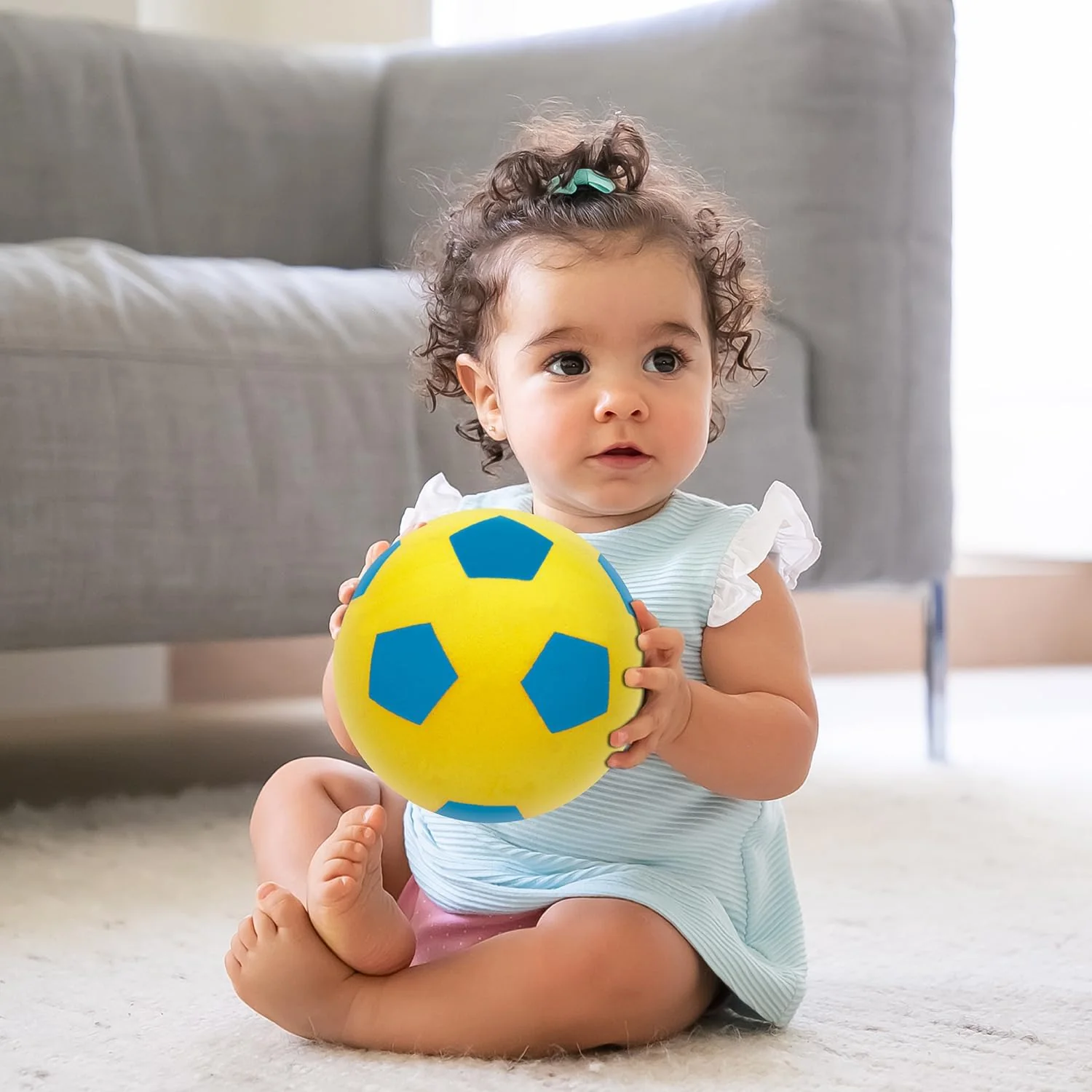 Mondo Toys – Soft Ball 140 – sponsbal met diameter 14 cm – 1 zachte bal – gesorteerde kleuren – 07851 - Image 6