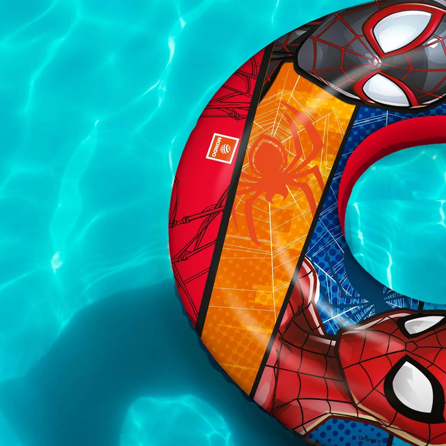 Mondo Toys - Spiderman Swim Ring - Inflatable Donut - Swim Ring - Great for Boy/Girl Use in the Pool/Sea - 16928 - Image 6