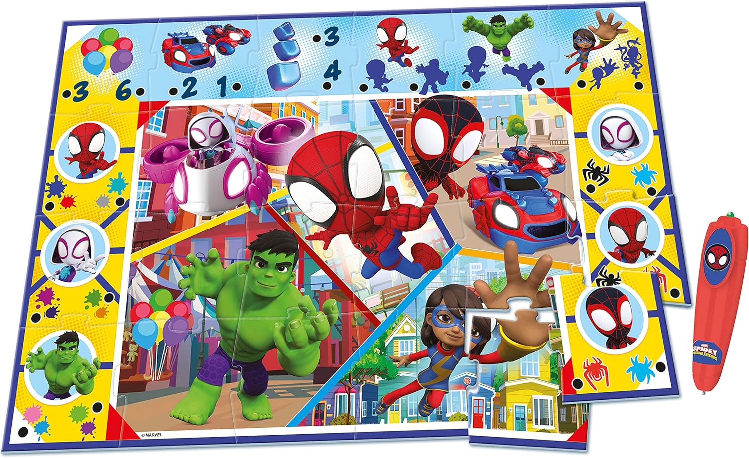Clementoni Education, Spiderman Vloerpuzzel, 3-5 jaar - 16735 - Image 3