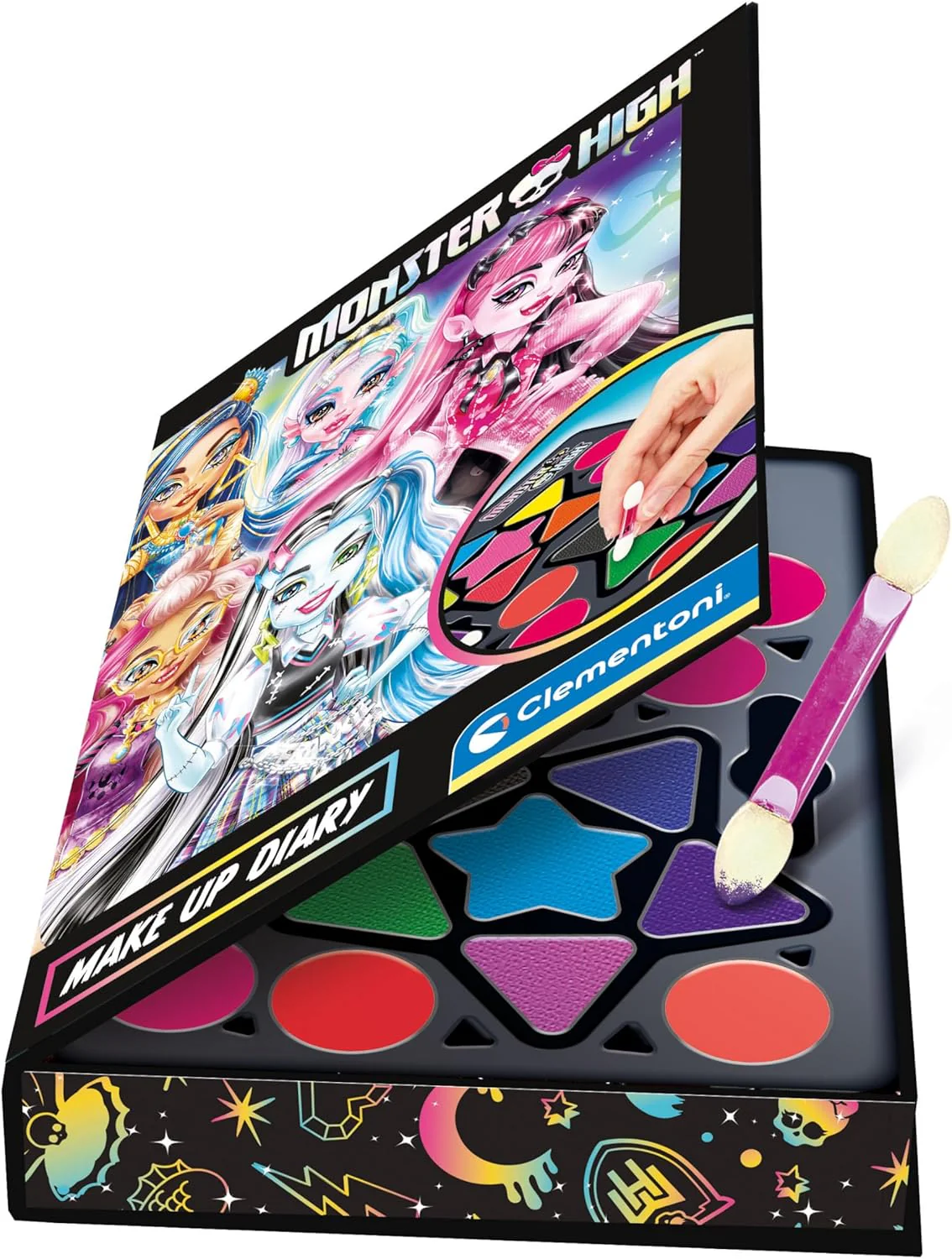 Clementoni Monster High Make Up Diary, Voor Kinderen, Multicoloured - 18801 - Image 6