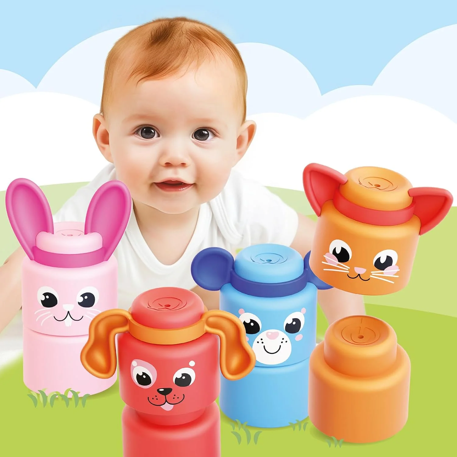 Quercetti - 4148 Momy Soft Happy Animals - Image 2