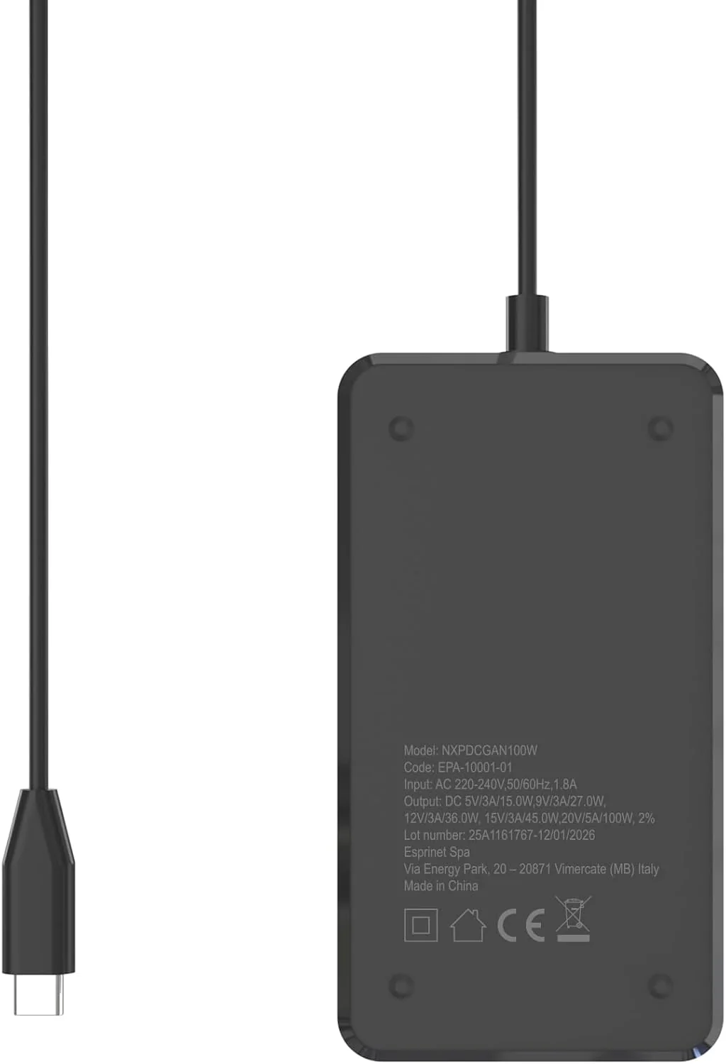 Laptop Charger Gan 100W Type-C - Image 4