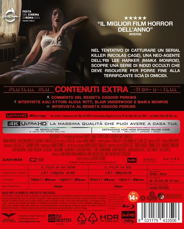 Longlegs - Hellhouse Black (4K Ultra Hd+Blu-Ray Hd) - Image 2