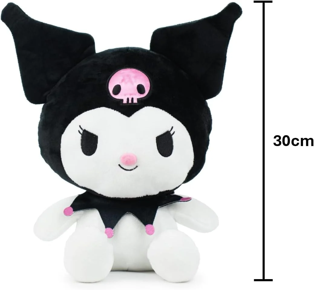 Hello Kitty Kuromi Plush, 30cm Soft Toy, Cute Kuromi Character Doll, Official Licensed Sanrio Merchandise, for Fans, Collectors and Children, Suitable for Ages 4+ - Image 3