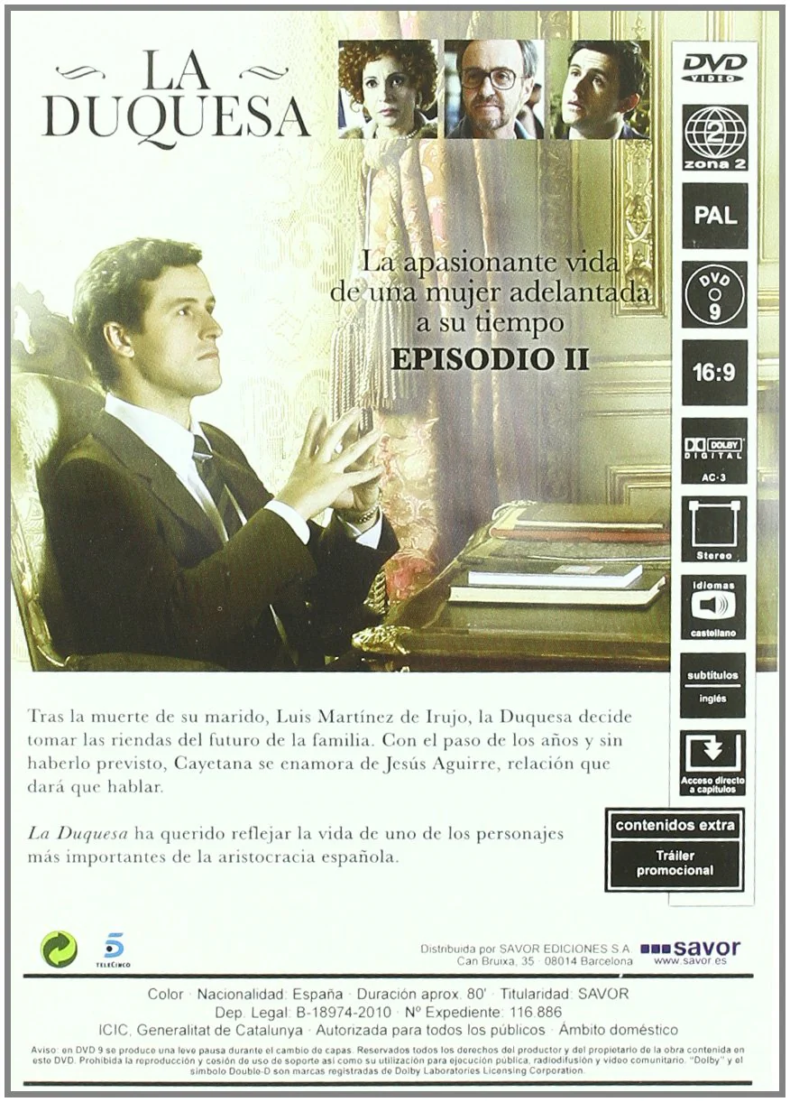 La Duquesa (la Miniserie) (2010) Adriana Ozores; Carmen Sanchez; - Image 6