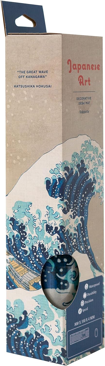 Grupo Erik Gaming Mauspad XXL Die Große Welle vor Kanagawa Gaming Mousepad XXL rutschfest und Wasserabweisend Mauspad Groß - Mouse Pad XXL Gaming Schreibtischunterlage PC Zubehör Gaming - Image 3