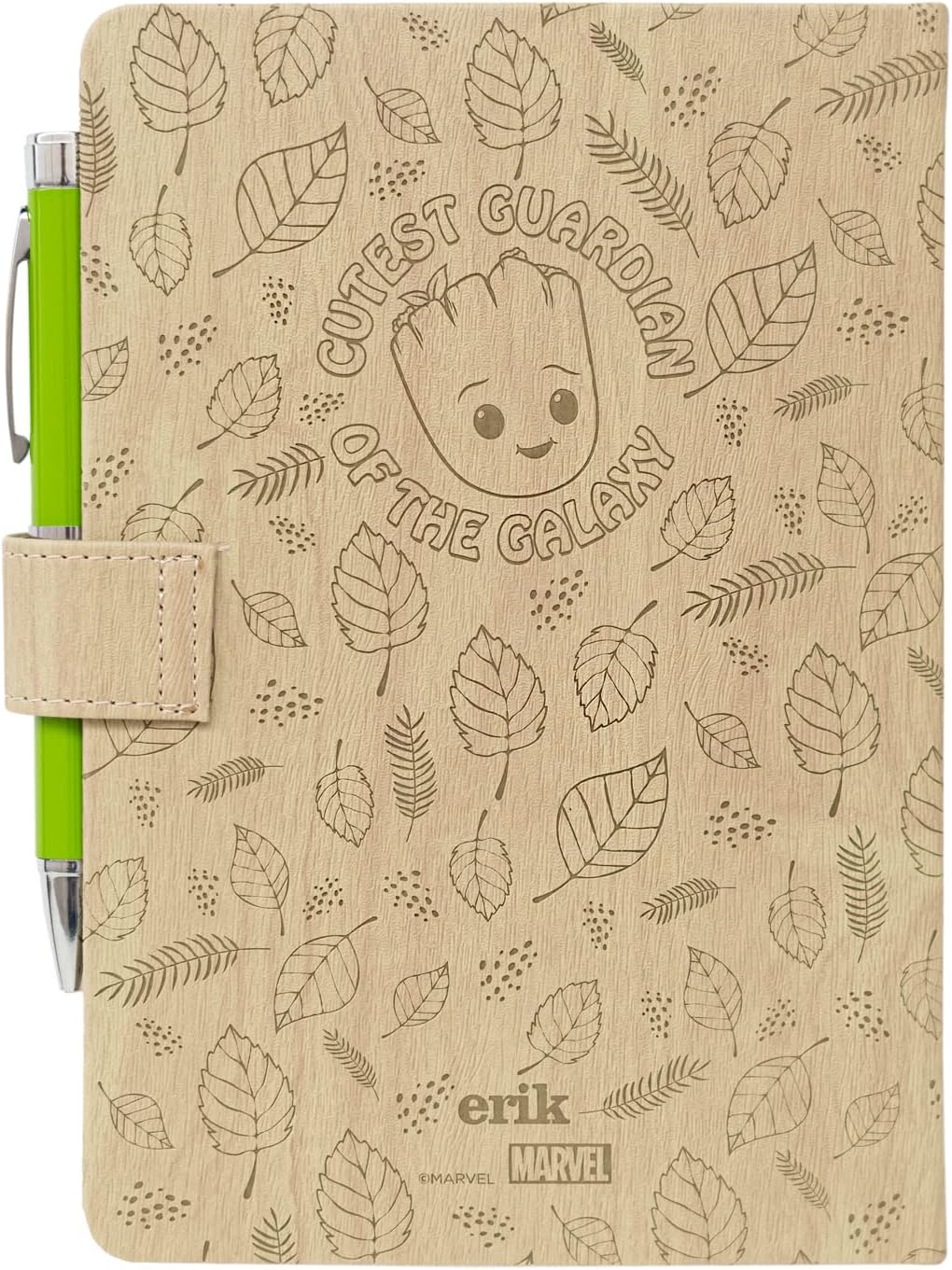 Grupo Erik Taccuino A5 Marvel Groot e Penna - Quaderno Appunti Bullet Journal Puntinato con Penna Proiettore a Pile, Copertina Rigida e Segnalibro | Diario Personale, Marvel Legends (192 Pagine - Image 5