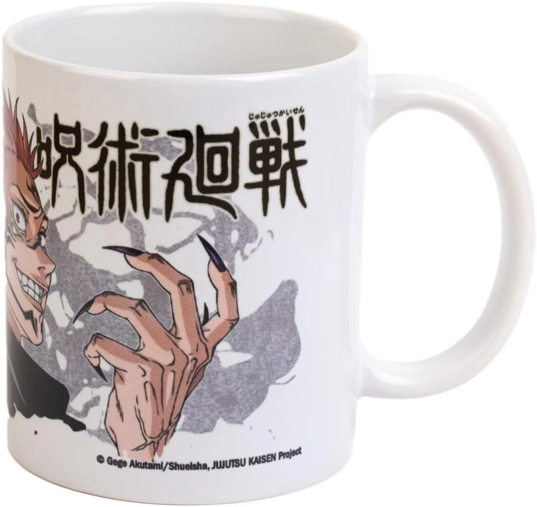 Grupo Erik - Mug Black Jujutsu Kaisen, Anime 350ml | Tasse en Céramique Sous Licence Officielle | Mug Café & Thé, Idée Cadeau Geek, Anniversaire ou Noël - Image 5