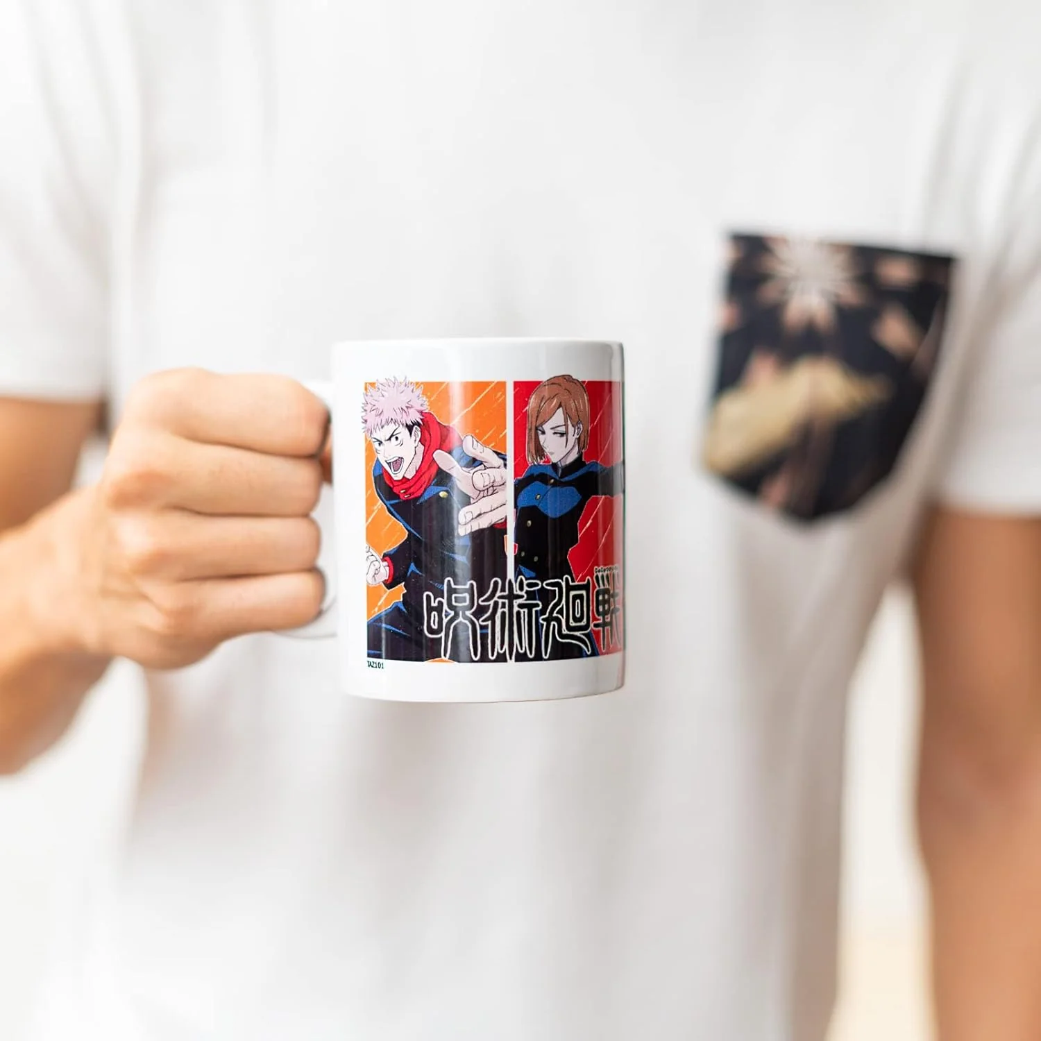 Grupo Erik - Mug Black Jujutsu Kaisen, Anime 350ml | Tasse en Céramique Sous Licence Officielle | Mug Café & Thé, Idée Cadeau Geek, Anniversaire ou Noël - Image 3