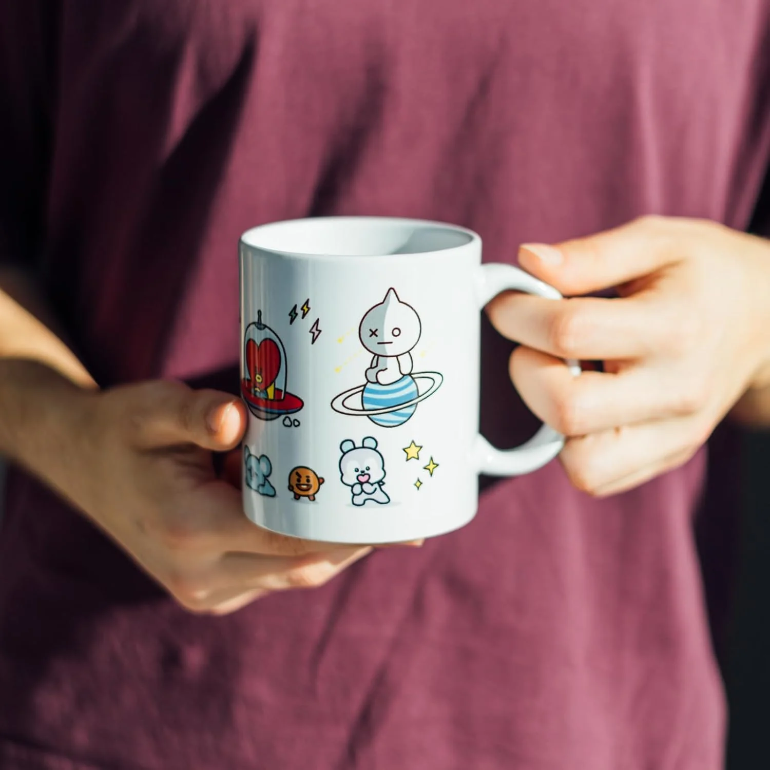 Grupo Erik Tasse Kaffeetasse BT21 Universtar Kaffeebecher - Teetasse Fassungsvermögen 350ml - Image 4