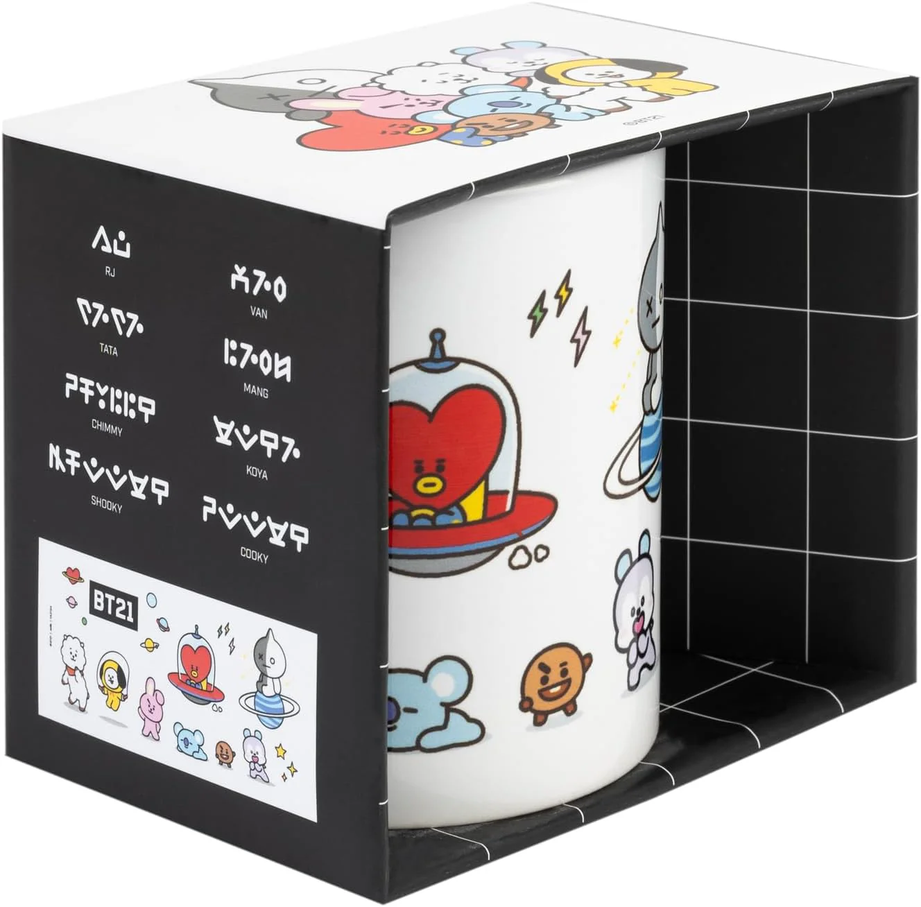 Grupo Erik Tasse Kaffeetasse BT21 Universtar Kaffeebecher - Teetasse Fassungsvermögen 350ml - Image 5