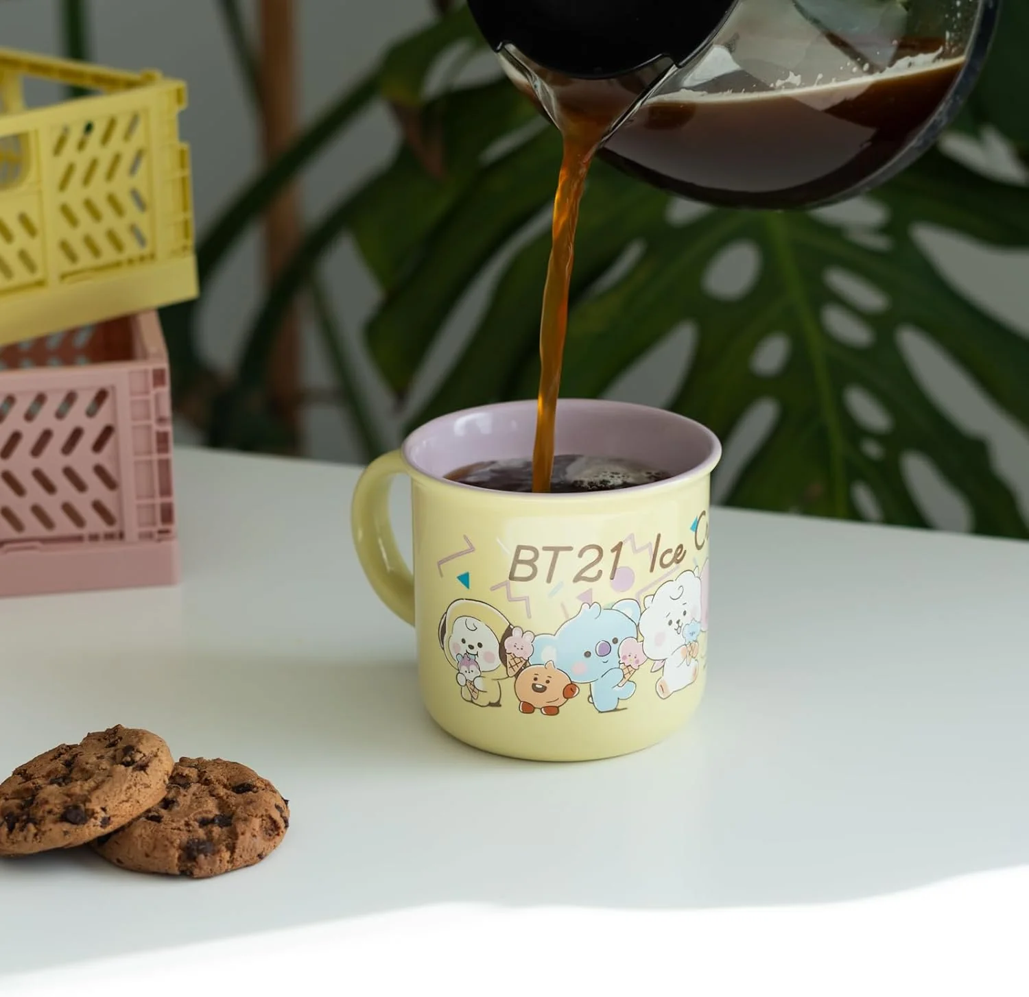 Grupo Erik - Tasse En Céramique BT21 375 ml - Passe Au Micro-Ondes | Mug Café & Thé, Idée Cadeau Geek - Image 4