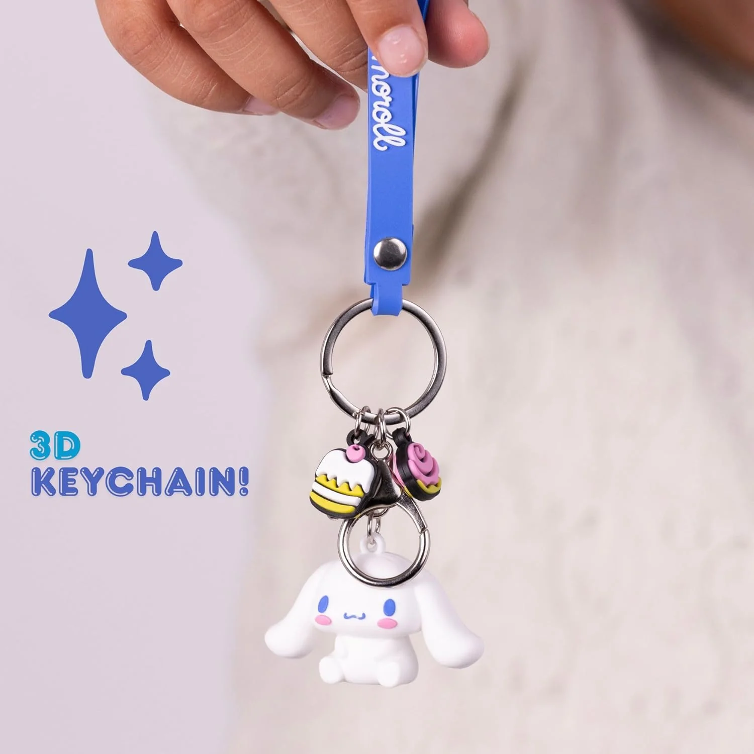 Disney - Cinamoroll 3 D Rubber Keychain - Image 3
