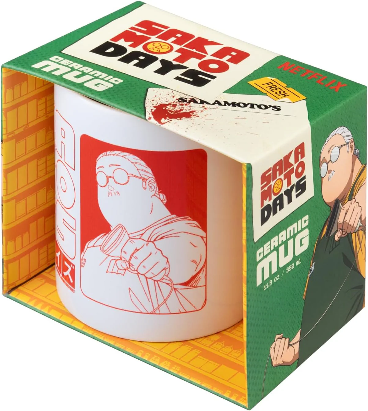 Grupo Erik Tazza Sakamoto Days Manga - Tazza Colazione Ceramica con Colori Vivaci e Stampa di Alta Qualità 350 ml, Adatte a Lavastoviglie e Microonde | Tazzine Caffe Particolari, Anime Gadget - Image 6