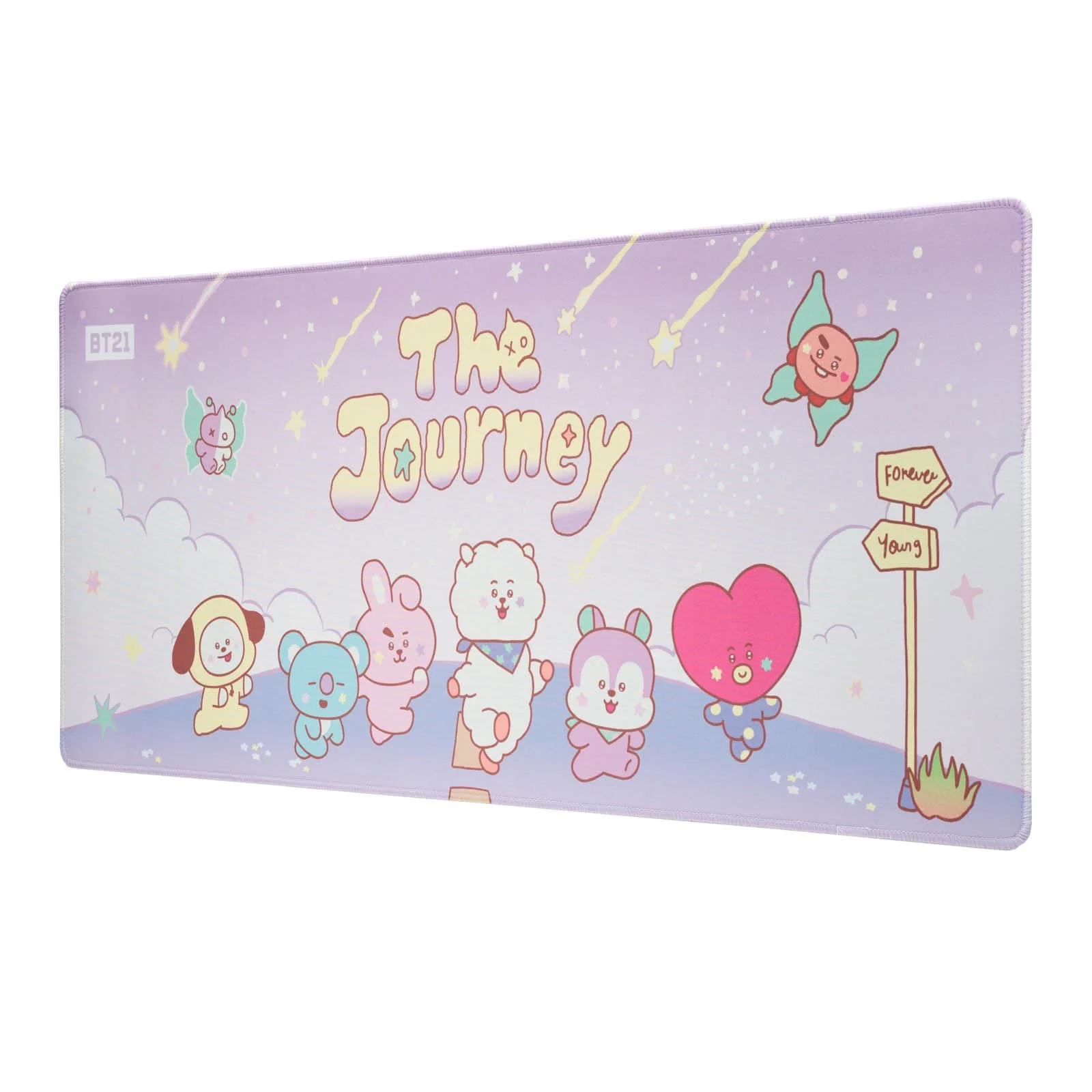 Grupo Erik Gaming Mauspad XXL BT21 Fanartikel Gaming Mousepad rutschfest und Wasserabweisend Mauspad Groß - Mouse Pad XXL Gaming Schreibtischunterlage PC Zubehör Gaming Kawaii K-Pop Kawaii Merch