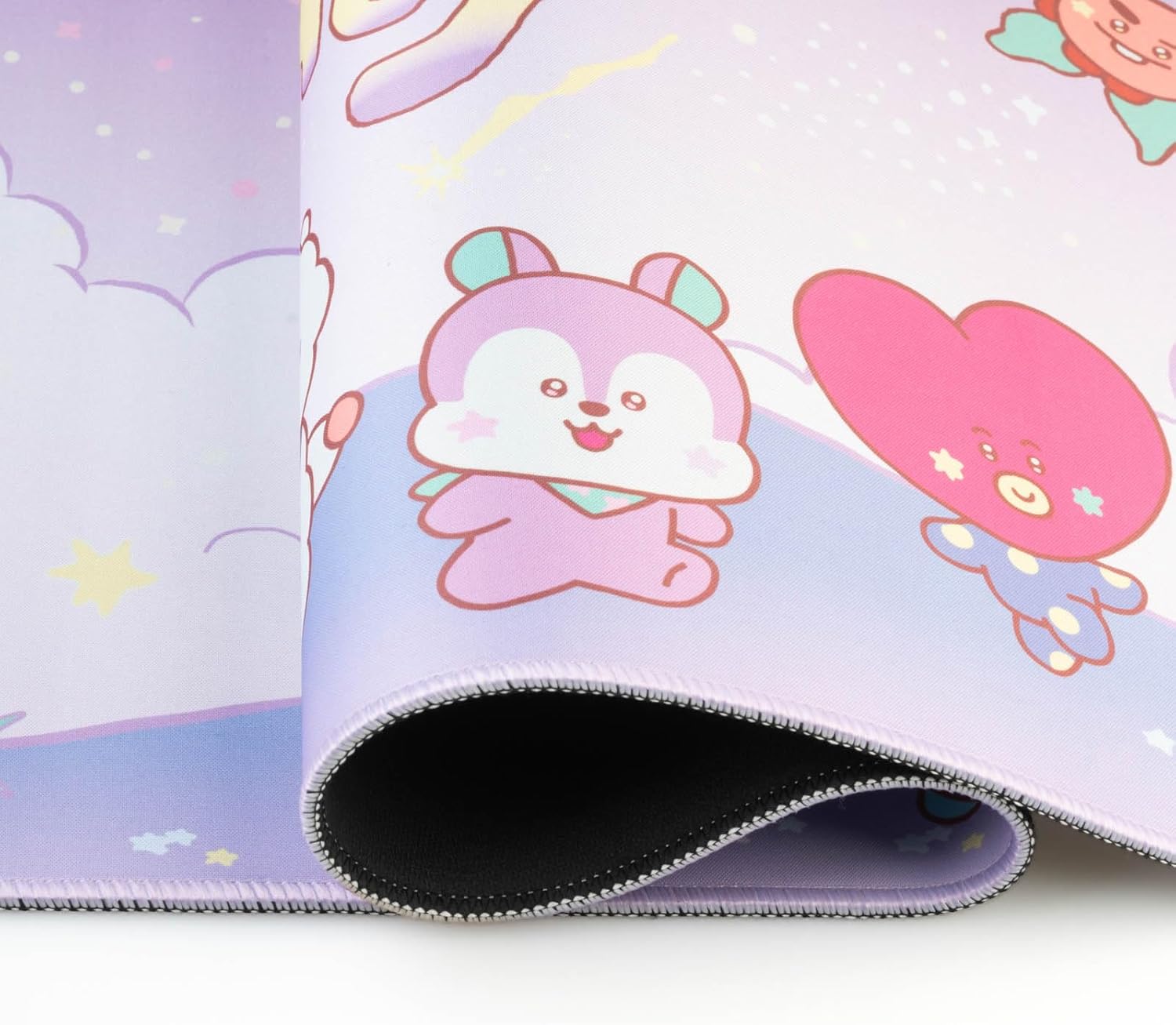 Grupo Erik Gaming Mauspad XXL BT21 Fanartikel Gaming Mousepad rutschfest und Wasserabweisend Mauspad Groß - Mouse Pad XXL Gaming Schreibtischunterlage PC Zubehör Gaming Kawaii K-Pop Kawaii Merch - Image 5