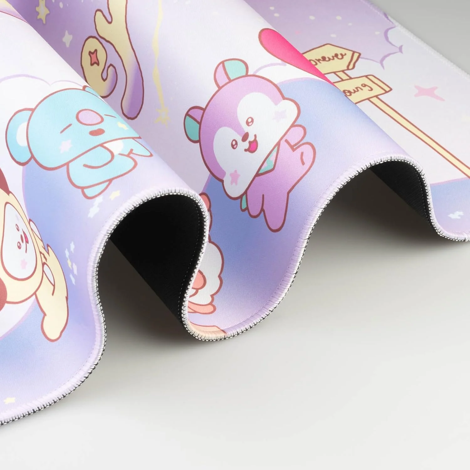 Grupo Erik Gaming Mauspad XXL BT21 Fanartikel Gaming Mousepad rutschfest und Wasserabweisend Mauspad Groß - Mouse Pad XXL Gaming Schreibtischunterlage PC Zubehör Gaming Kawaii K-Pop Kawaii Merch - Image 6