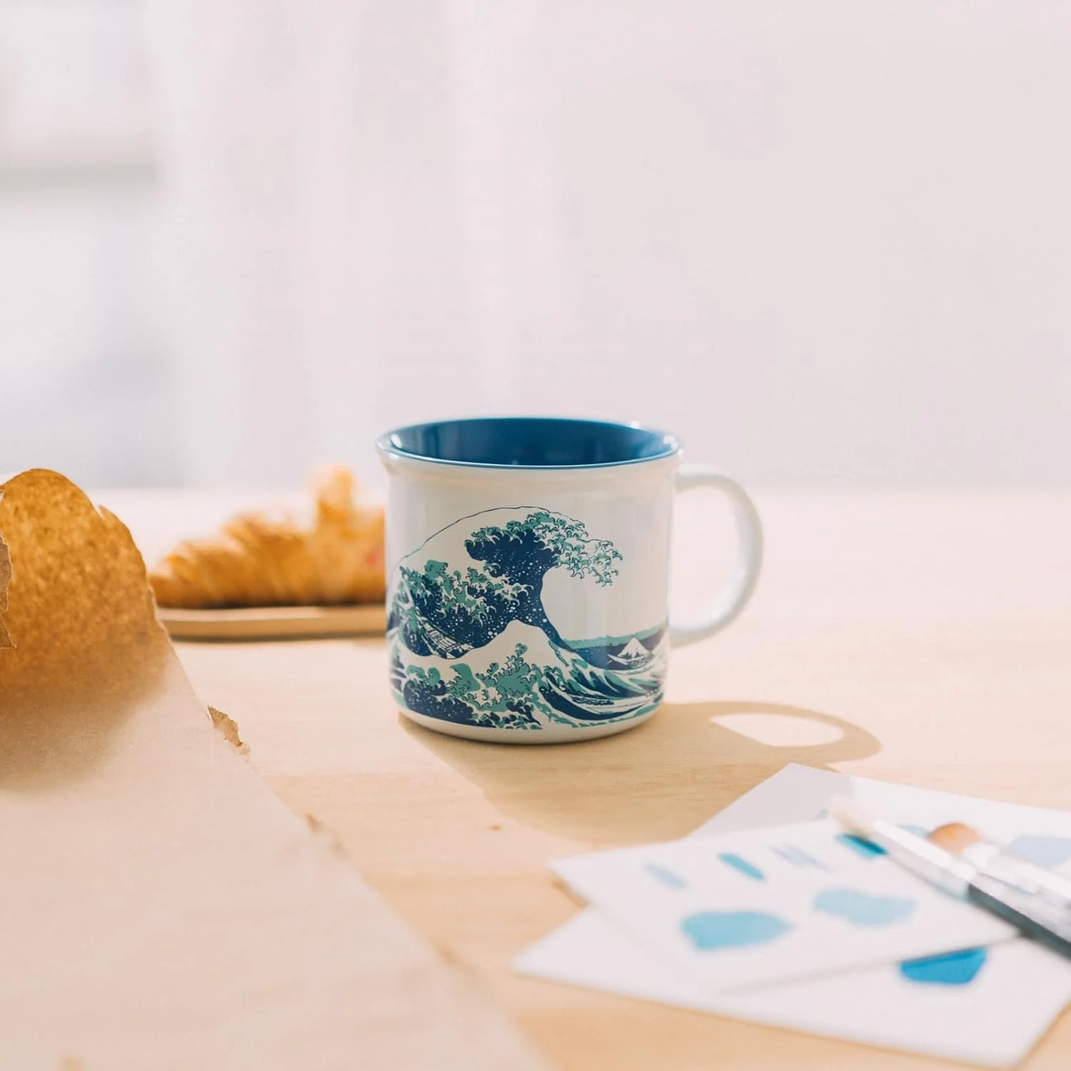 Grupo Erik Tazza La Grande Ola di Kanawaga - Tazza Colazione Ceramica con Colori Vivaci e Stampa di Alta Qualità 350 ml, Adatte a Lavastoviglie e Microonde | Tazzine Caffe Particolari - Image 7