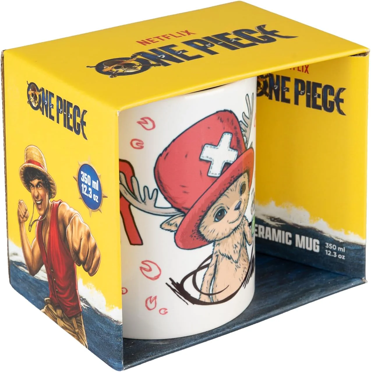 Grupo Erik Tazza One Piece Manga Chopper - Tazza Colazione Ceramica con Colori Vivaci e Stampa di Alta Qualità 350 ml, Adatte a Lavastoviglie e Microonde | Tazzine Caffe Particolari, One Piece Gadget - Image 3