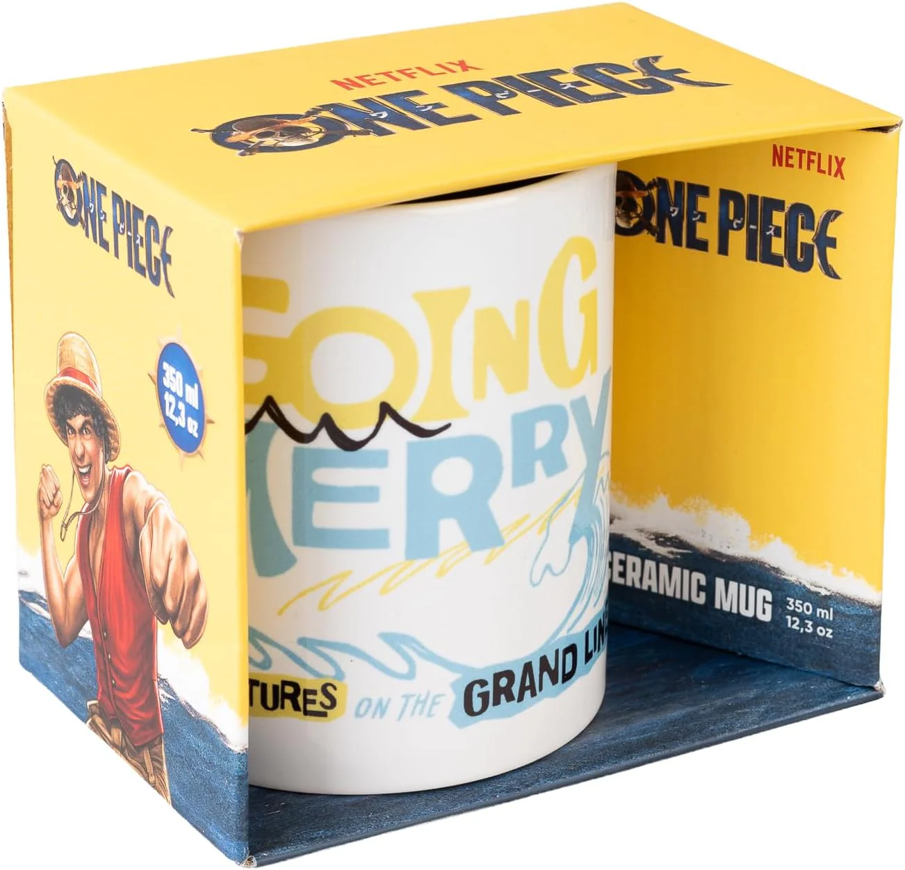 Grupo Erik Tazza One Piece Manga Going Merry - Tazza Colazione Ceramica con Colori Vivaci e Stampa di Alta Qualità 350 ml, Adatte a Lavastoviglie e Microonde | Tazzine Caffe Particolari - Image 4