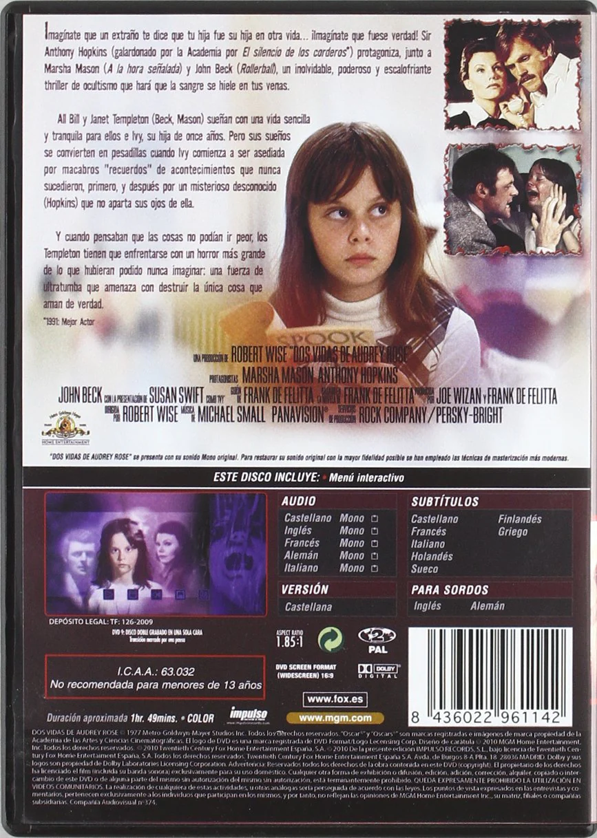 Las Dos Vidas De Audrey Rose (Import Dvd - Image 2