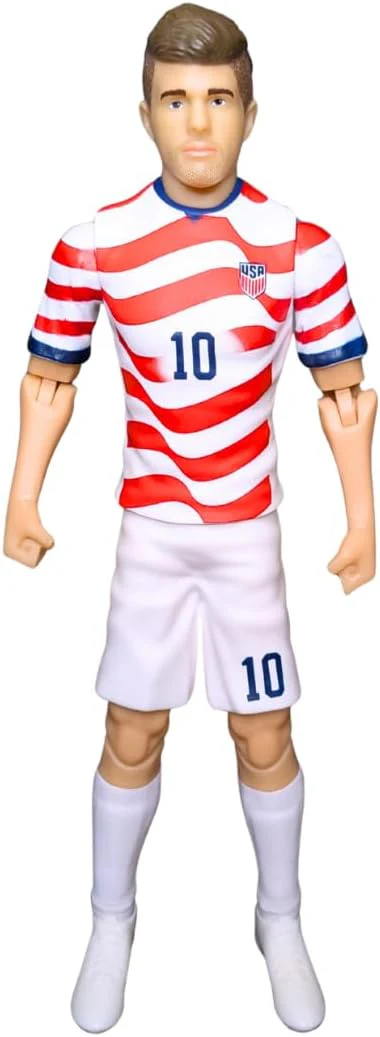 Sockers Banbo Toys 2026 USMNT Christian Pulisic (Home Jersey) 8" Collectible Soccer Action Figure - Image 3