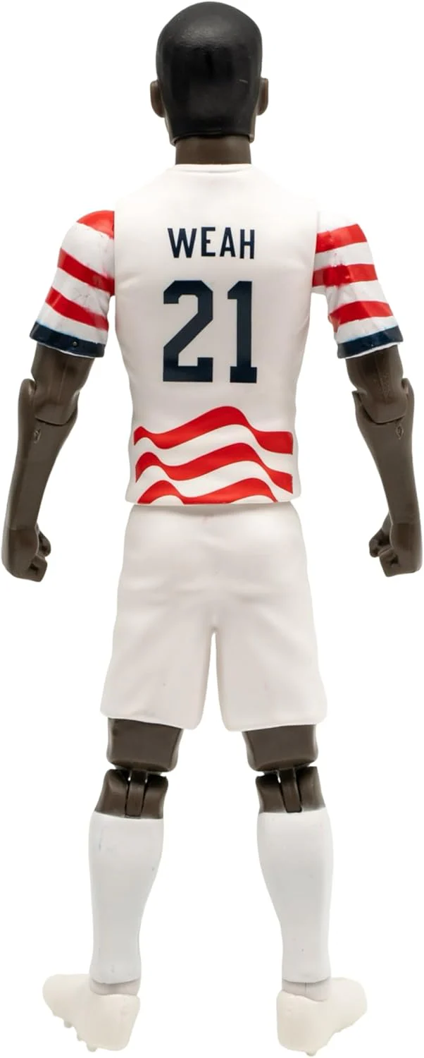 Sockers Banbo Toys 2026 USMNT Tim Weah (Home Jersey) 8" Collectible Soccer Action Figure - Image 4
